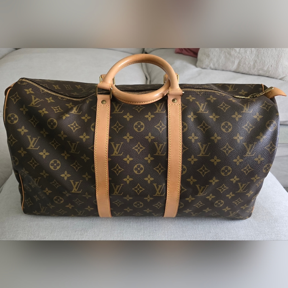 Louis Vuitton Keepall 50 Monogram Handheld Only, No Strap Version